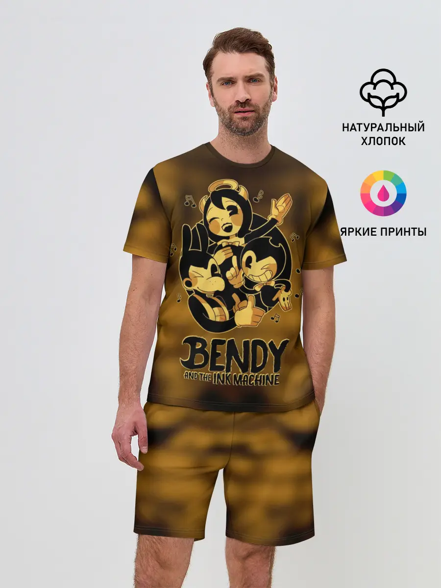 Мужской костюм с шортами / Bendy and the ink machine