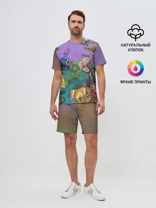 Мужской костюм с шортами / Fortnite