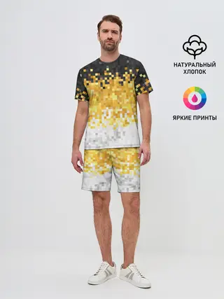 Мужской костюм с шортами / 1858 Имперский флаг пикселами