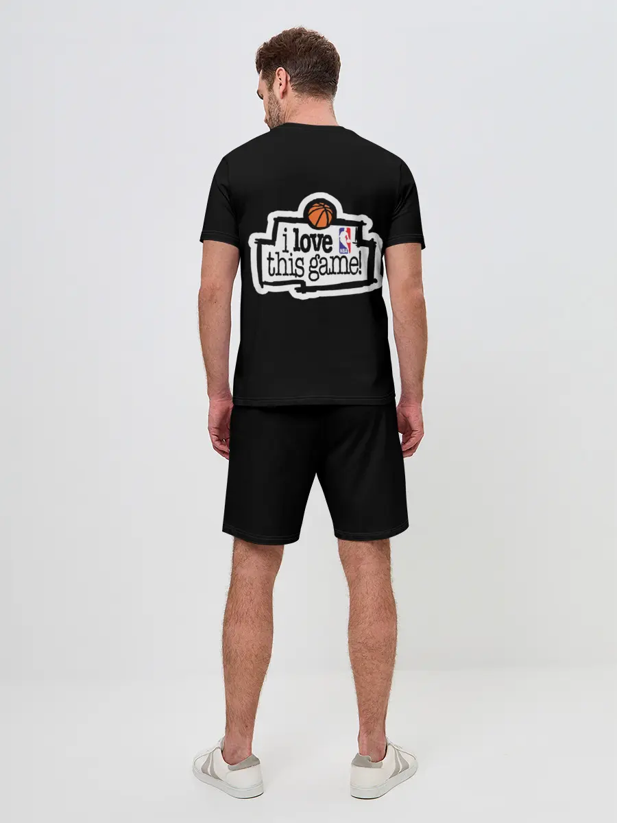 Мужской костюм с шортами / NBA. I love this game