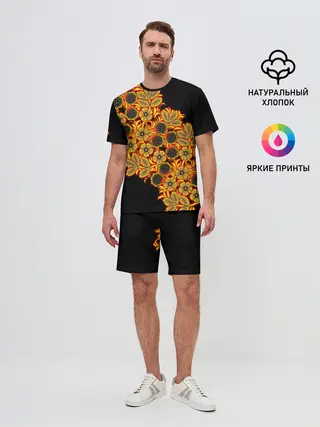 Мужской костюм с шортами / Славянский орнамент