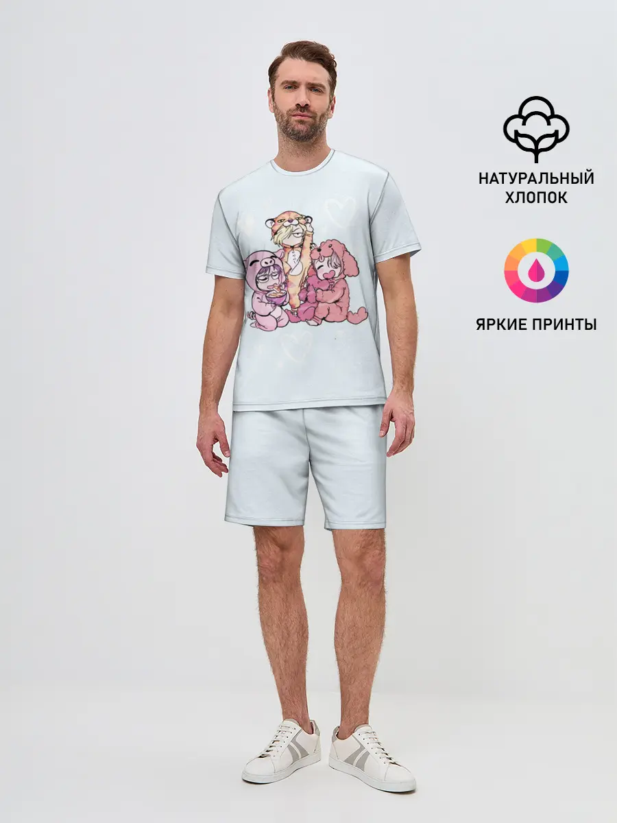 Мужской костюм с шортами / Yuri on Ice_3