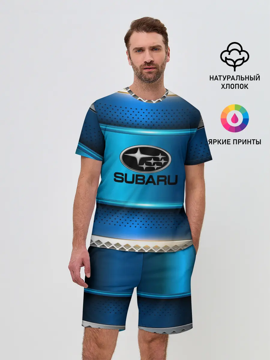 Мужской костюм с шортами / SUBARU sport collection