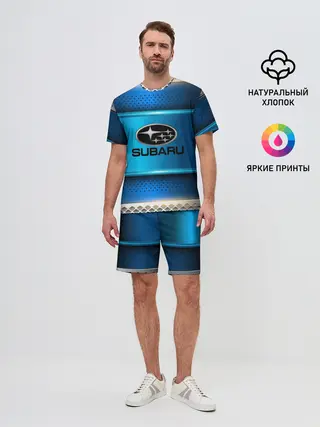 Мужской костюм с шортами / SUBARU sport collection