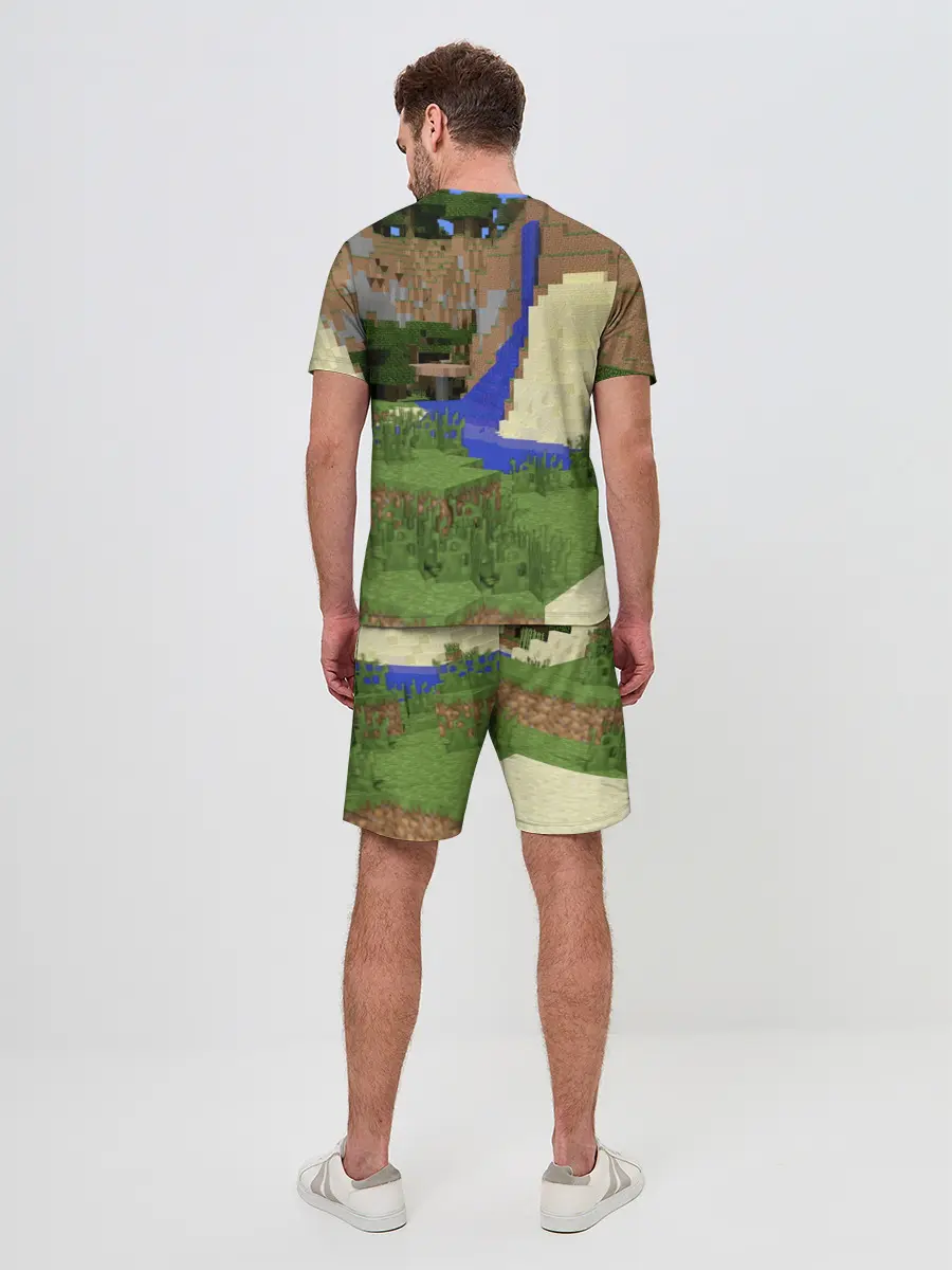 Мужской костюм с шортами / Стив и эндермен.