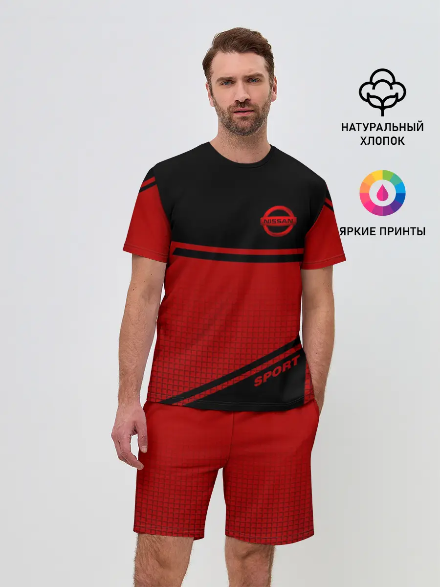 Мужской костюм с шортами / NISSAN SPORT
