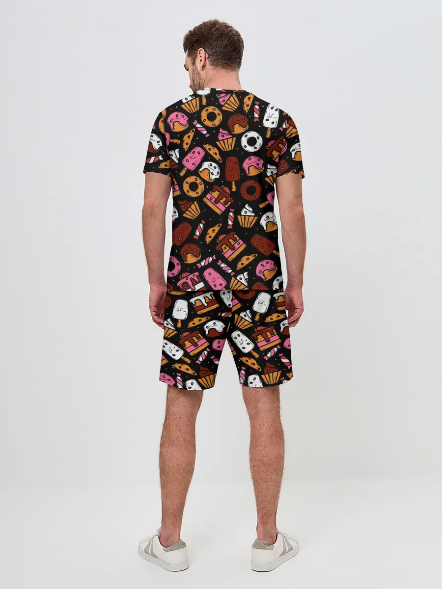 Мужской костюм с шортами / Кекс, Нартортики, Сладкий Ролл