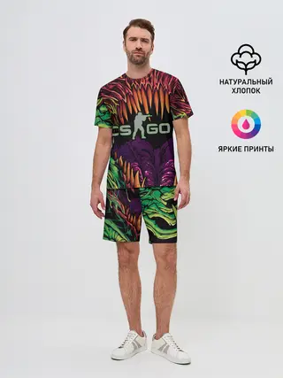 Мужской костюм с шортами / CS GO Huper beast