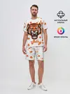 Мужской костюм с шортами / Огненный тигр