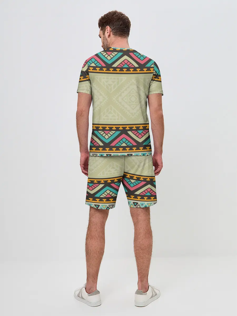 Мужской костюм с шортами / Кот 3