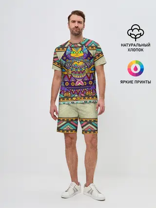 Мужской костюм с шортами / Кот 3