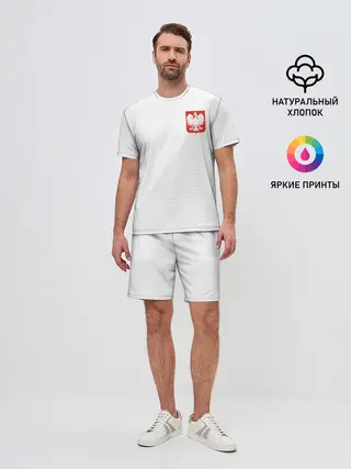 Мужской костюм с шортами / Польша домашняя форма