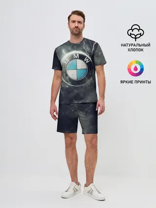 Мужской костюм с шортами / Логотип BMW