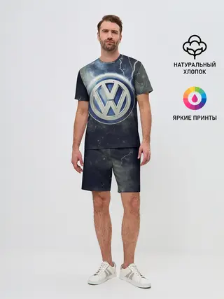 Мужской костюм с шортами / Логотип Wolksvagen