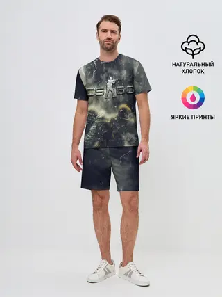 Мужской костюм с шортами / CS GO