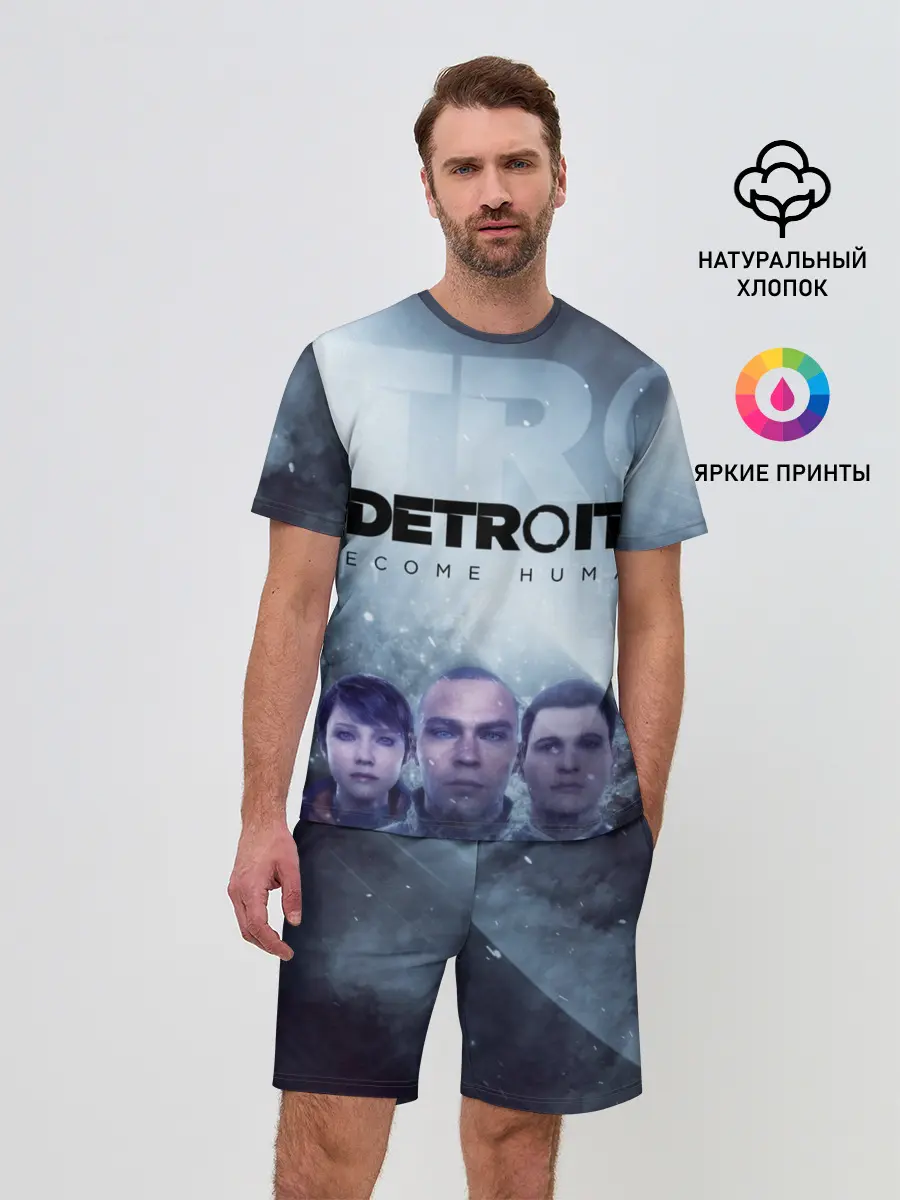 Мужской костюм с шортами / Detroit become human