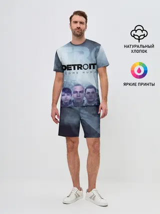 Мужской костюм с шортами / Detroit become human
