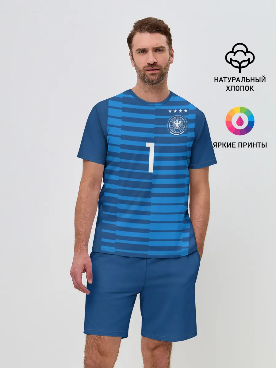 Мужской костюм с шортами / Neuer WC 2018