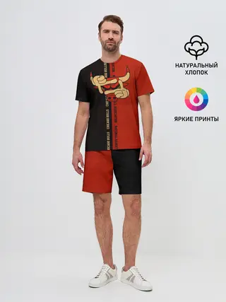 Мужской костюм с шортами / NBA. Chicago bulls