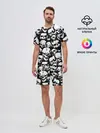 Мужской костюм с шортами / черепа