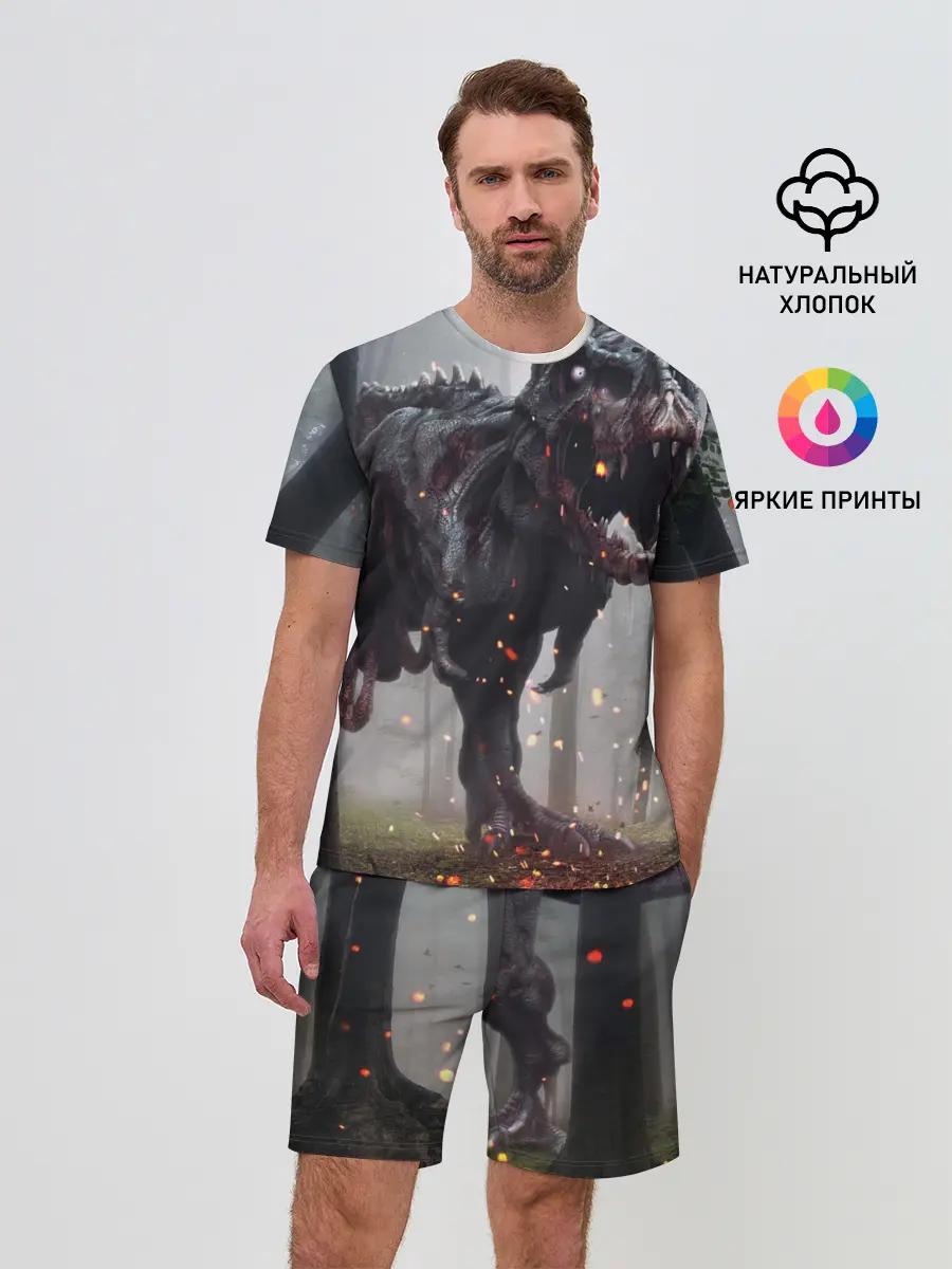 Мужской костюм с шортами / мир юрского периода