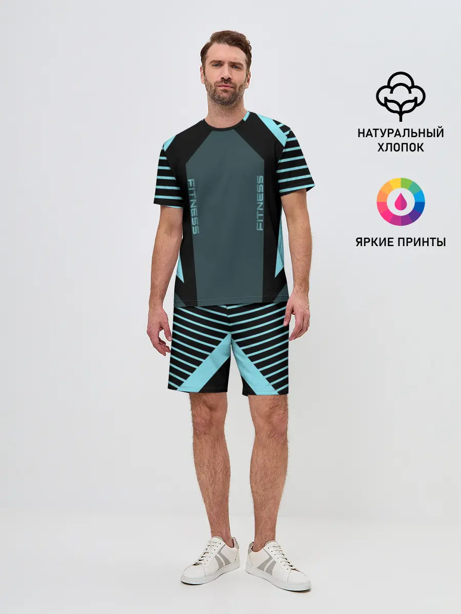 Мужской костюм с шортами / Fitness