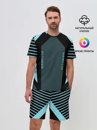 Мужской костюм с шортами / Fitness