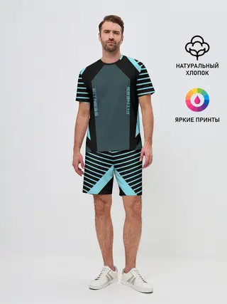 Мужской костюм с шортами / Fitness