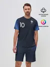 Мужской костюм с шортами / Mbappe home WC 2018