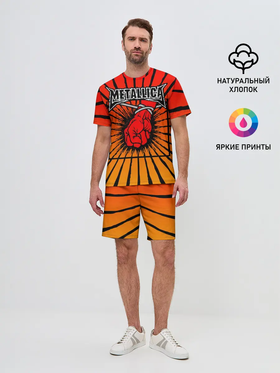Мужской костюм с шортами / Metallica