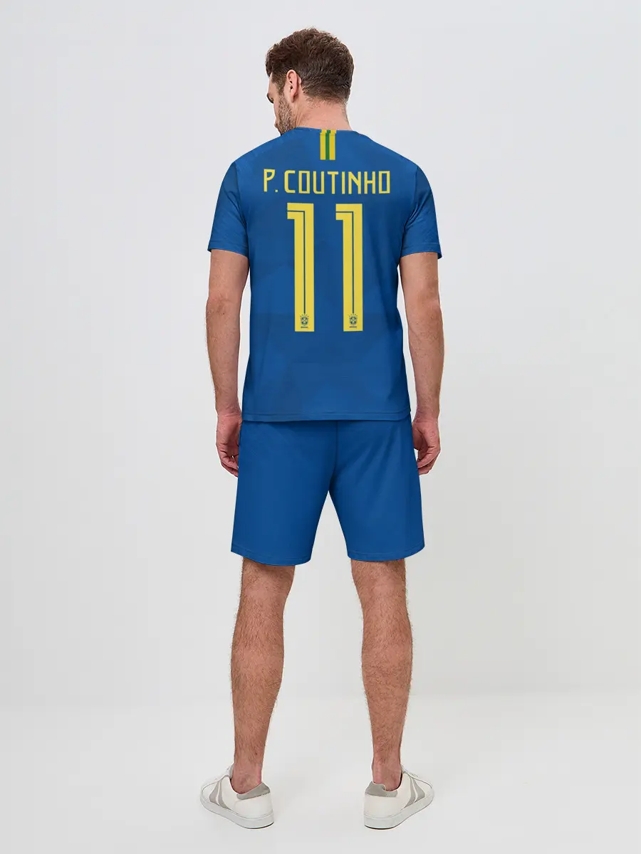 Мужской костюм с шортами / Coutinho away WC 2018