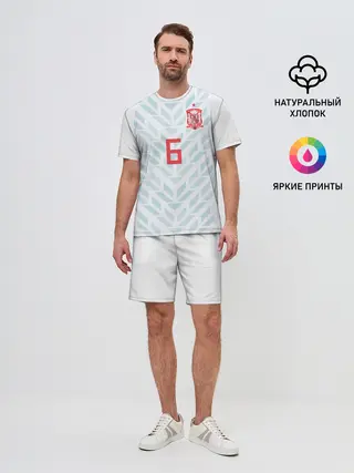 Мужской костюм с шортами / Iniesta away WC 2018