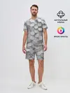Мужской костюм с шортами / Геометрическая живопись