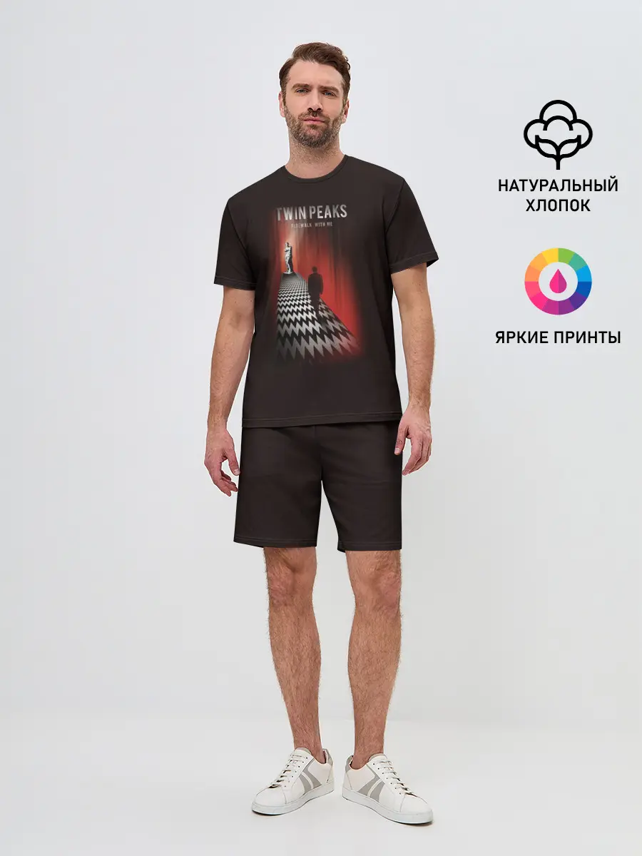 Мужской костюм с шортами / Твин Пикс