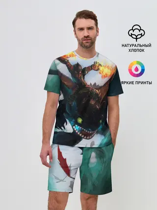 Мужской костюм с шортами / как приручить дракона