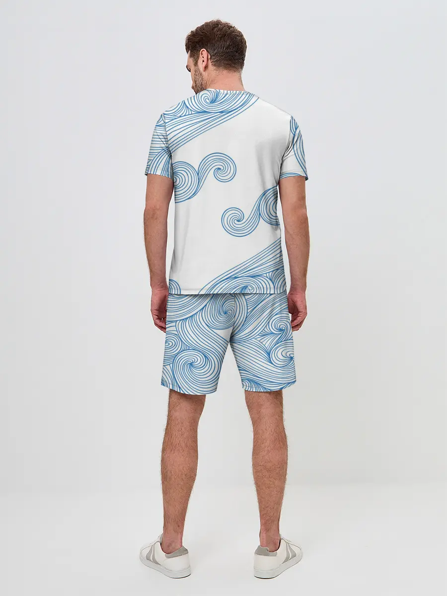 Мужской костюм с шортами / Кот Моряк