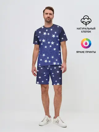 Мужской костюм с шортами / Stars