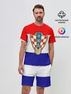 Мужской костюм с шортами / Сборная Хорватии флаг