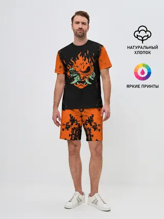 Мужской костюм с шортами / CYBERPUNK 2077 SAMURAI