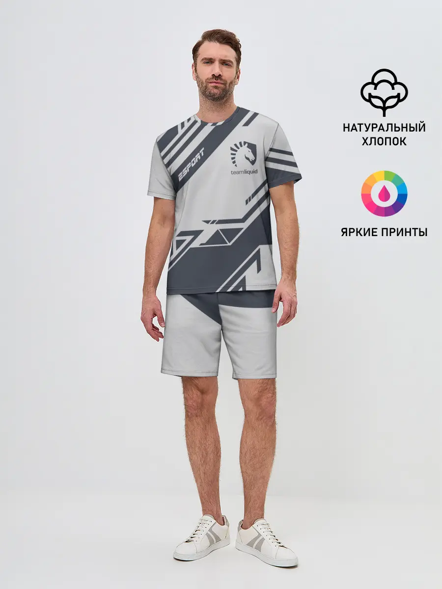 Мужской костюм с шортами / TEAM LIQUID E-SPORT