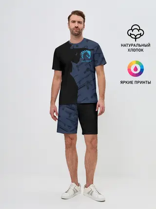 Мужской костюм с шортами / TEAM LIQUID E-SPORT CS GO