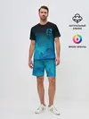 Мужской костюм с шортами / TEAM LIQUID E-SPORT