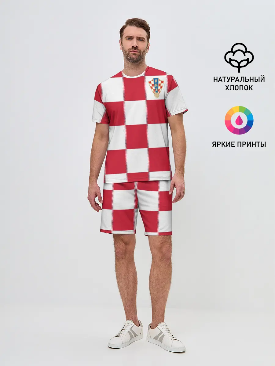 Мужской костюм с шортами / Форма Хорватии