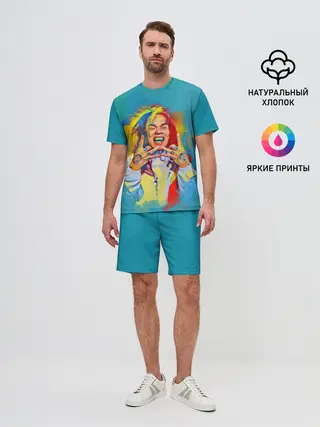 Мужской костюм с шортами / 6IX9INE PAINTS
