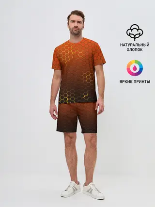 Мужской костюм с шортами / СТАЛЬНАЯ БРОНЯ