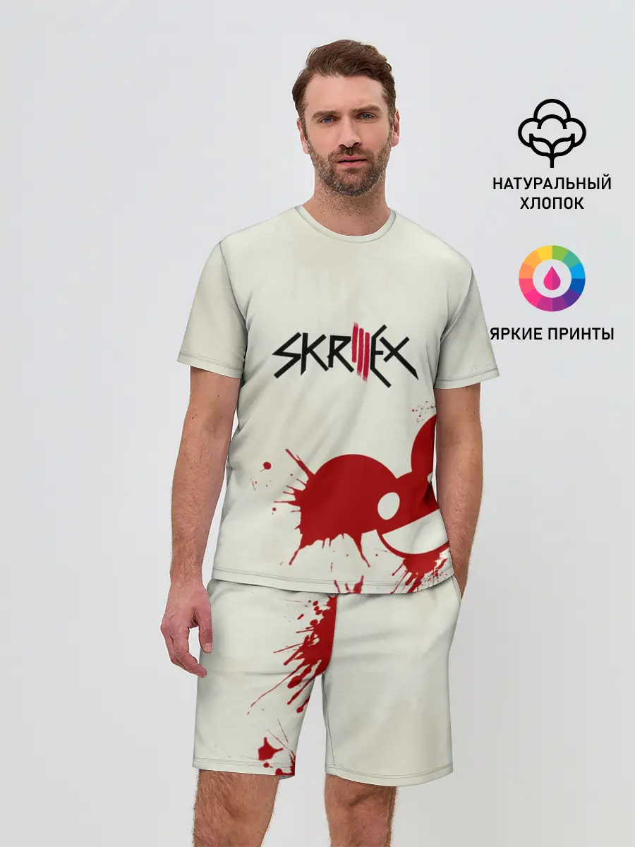 Мужской костюм с шортами / Skrillex