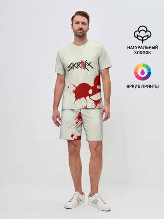 Мужской костюм с шортами / Skrillex