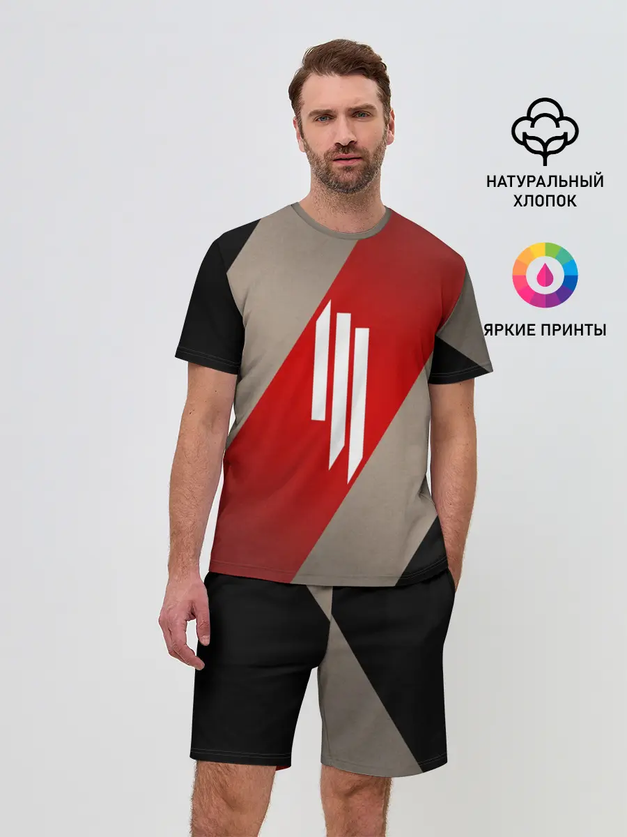 Мужской костюм с шортами / Skrillex