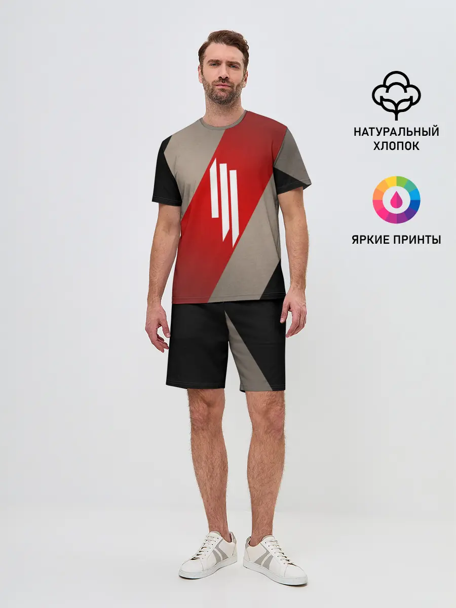 Мужской костюм с шортами / Skrillex