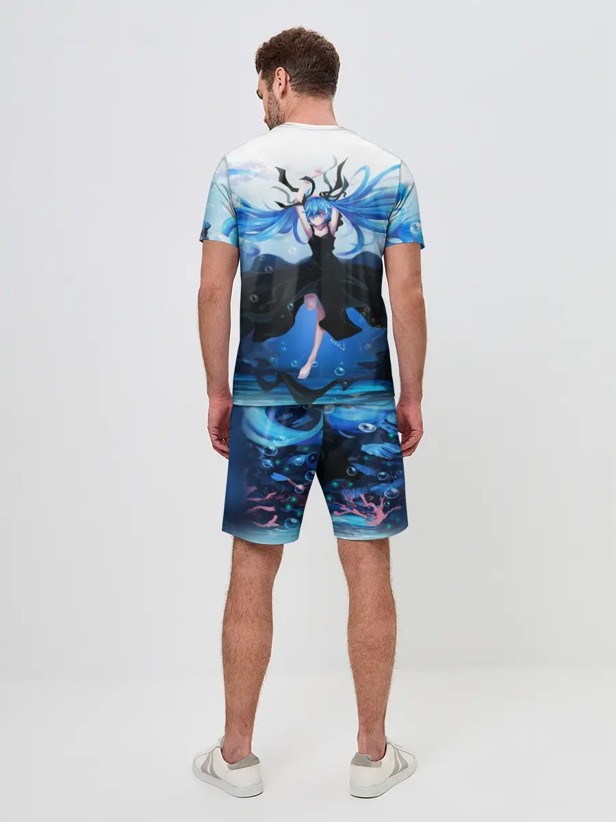 Мужской костюм с шортами / Хацунэ Мику под водой
